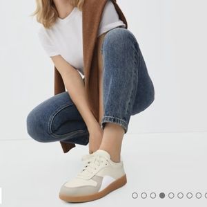 Everlane off white ReLeather Court Sneaker Women's size 7